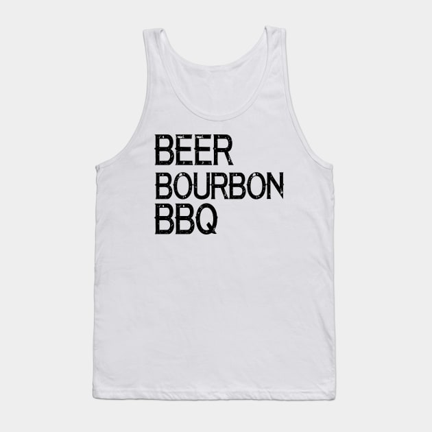 Beer Bourbon BBQ Tank Top by shopbudgets